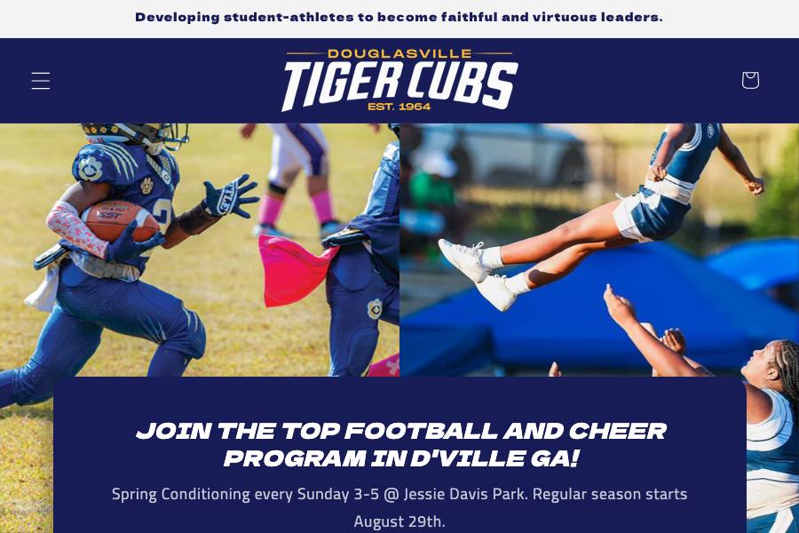 Douglasville Tiger Cubs homepage